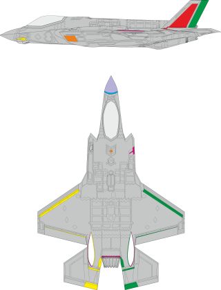 1:48 Lockheed Martin F-35A - RAM Coating Late for Italeri