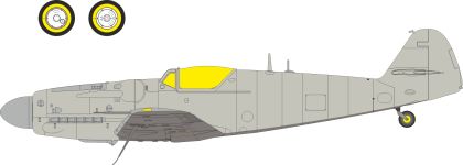 1:48 Avia S-199 Bubble Canopy - TFace Mask Set for Eduard