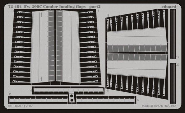 1:72 Focke-Wulf Fw 200C Condor - PE Landing Flaps (for Revell)