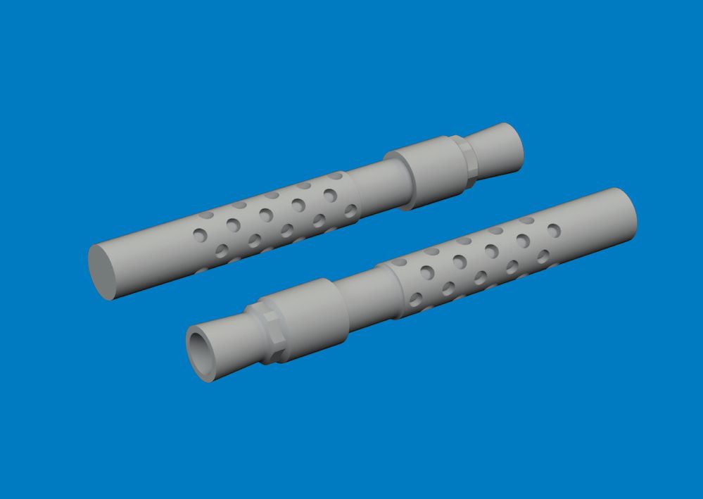 1:32 Bf-109 K-4 - 3D-Printed Gun Barrels for Kotare Kits