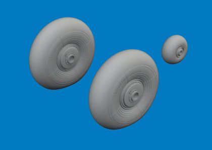 1:48 Bristol Beaufighter Mk.VI - Wheels Set for Revell