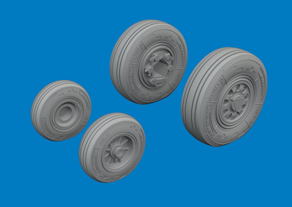 1:72 Lockheed Martin F-35 C - Wheels Set (for Tamiya Kits)