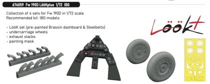 1:72 Focke Wulf Fw-190 D - LööK Plus Set for IBG Models kits