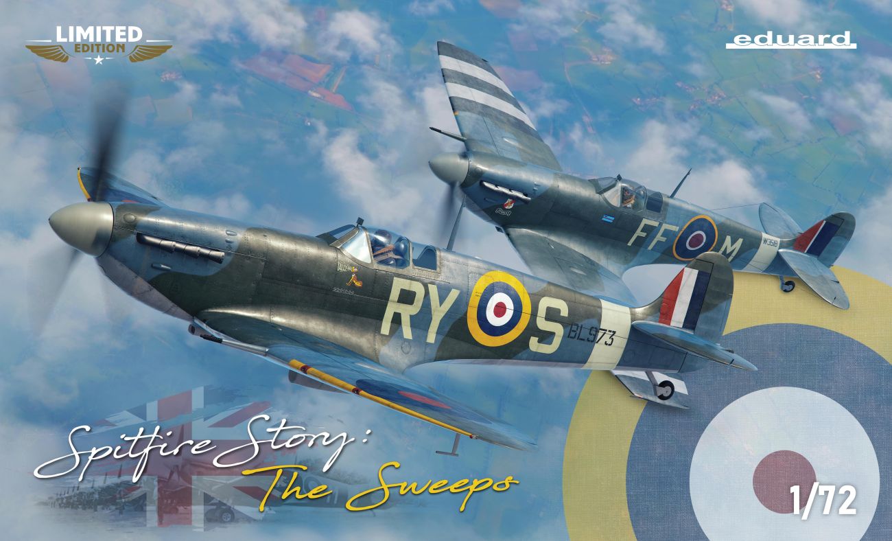 1:72 Spitfire STORY: The Sweeps DUAL COMBO