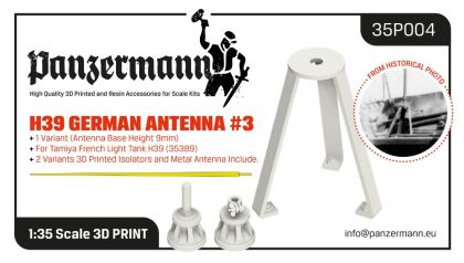 1:35 H39 German antenna 3