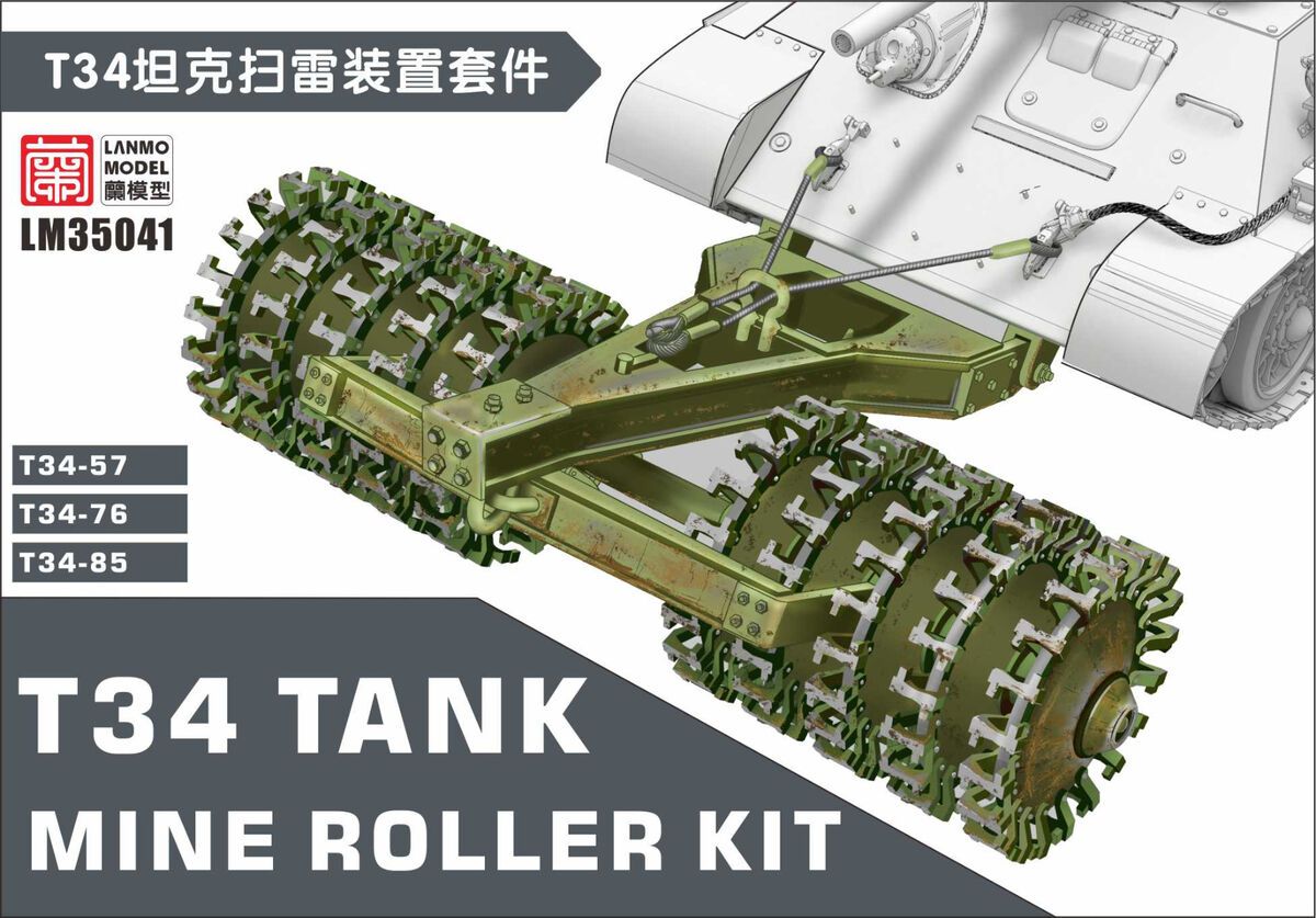 1:35 T-34 - Tank Mine Roller Kit