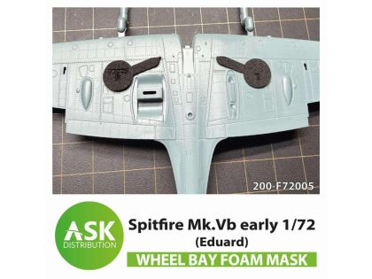 1:72 Spitfire Mk.Vb Flexible Foam Mask eduard