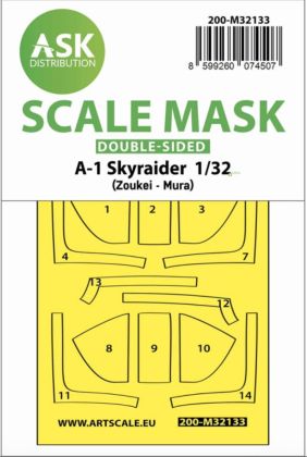 1:32 A-1 Skyraider double-sided masks