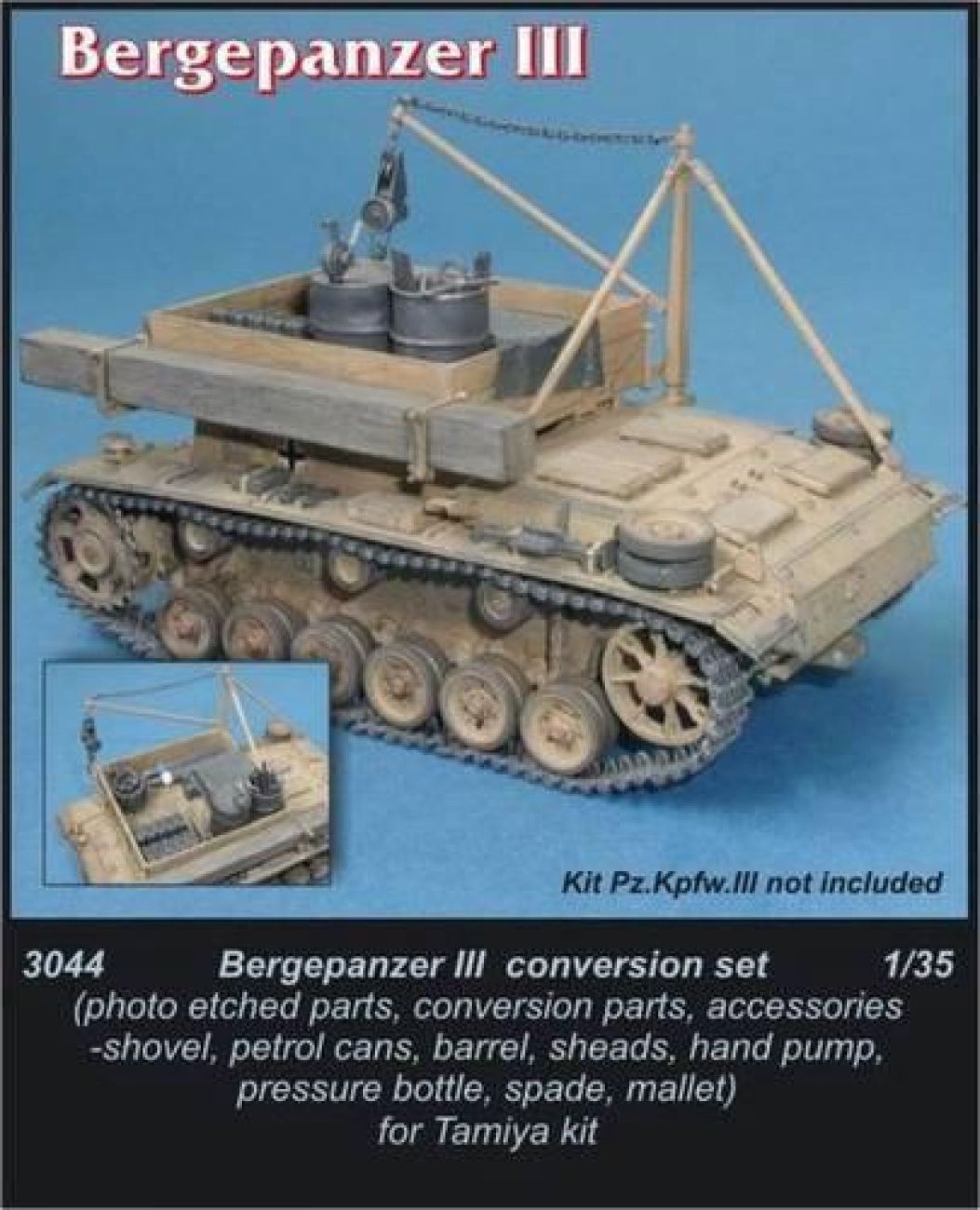 1:35 Bergepanzer III - conversion set for TAM