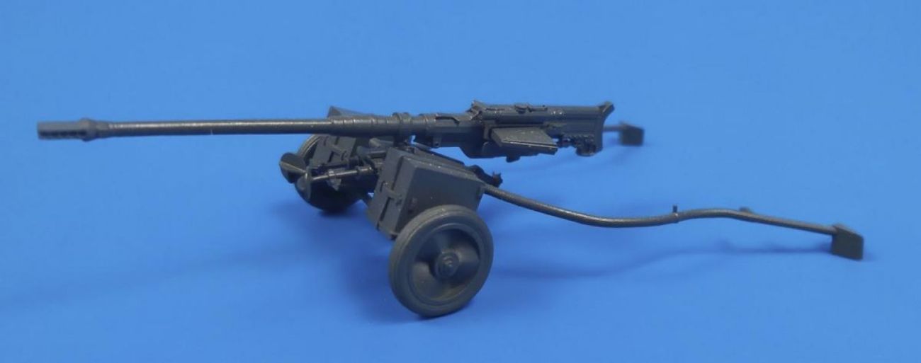 1:35 German WWII Anti-Tank Rifle Solothurn S-18/1000 w/wheeled carriage