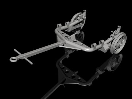 1:35 Trailer for Goliath Tracked Mine, for Tamiya kit