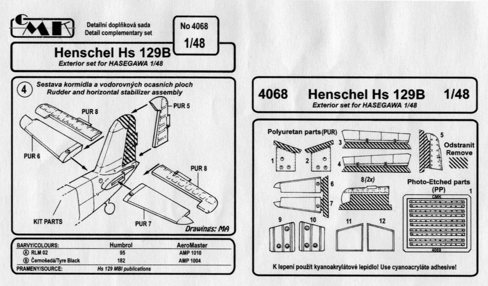 1:48 Hs 129B - exterior set for HAS