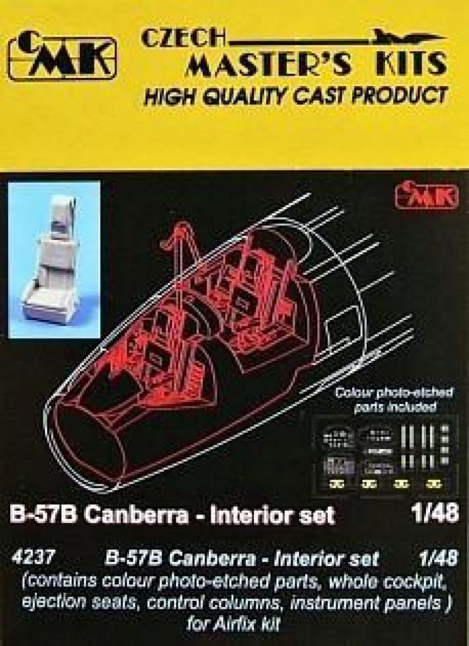 1:48 Martin B-57B Canberra Interior set for Airfix