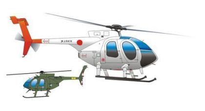 1:48 MD-500E/OH-6DA - Conversion set