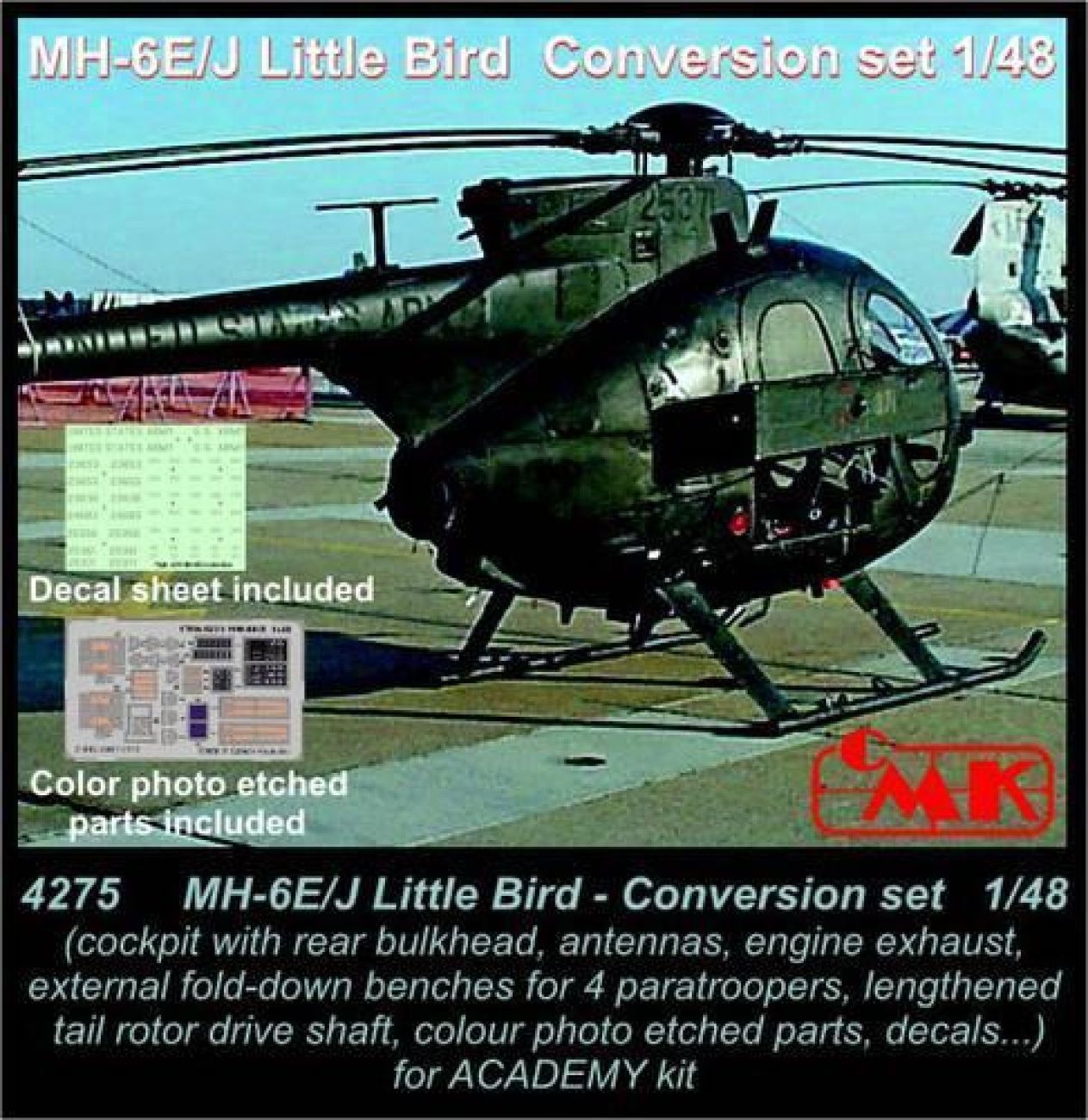 1:48 MH-6E/J/M Little Bird-conversion set for ACA