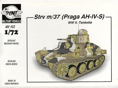 1:72 Strv m/37 (Praga AH-IV-S)