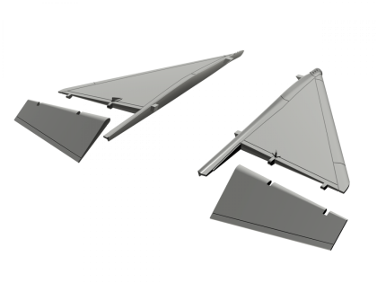 1:48 AJ-37/ SF-37 / SH37 Viggen canard correction set