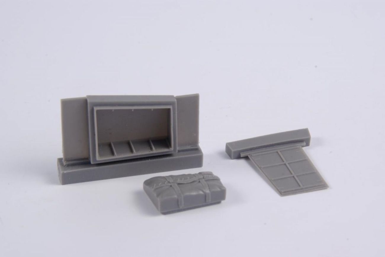 1:48 Beaufighter TF Mk.X Dinghy Box and Access Panel for Revell
