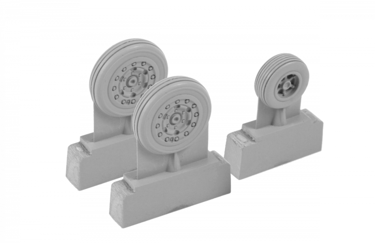 1:48 Hawker Hunter F.6 Wheels for Airfix