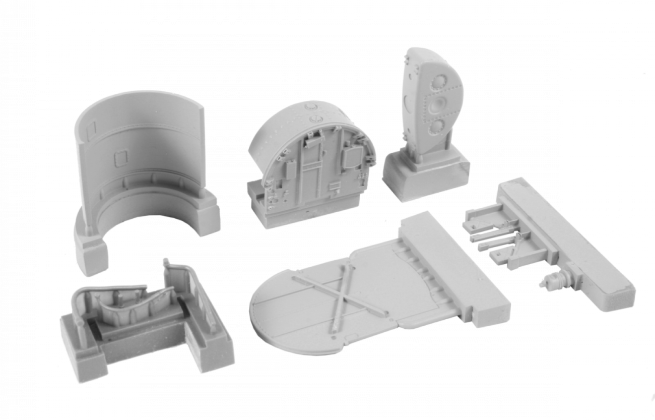 1:48 Tempest Fuselage Fuel and Oil Tanks for eduard