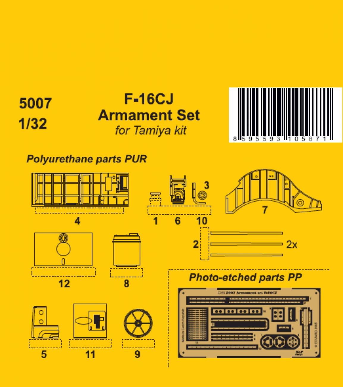 1:32 F-16CJ - armament set for HAS