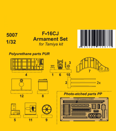 1:32 F-16CJ - armament set for HAS