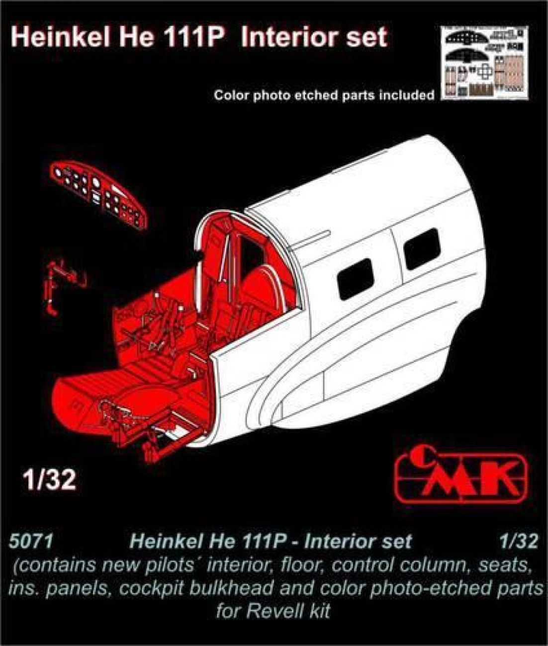 1:32  Heinkel He 111P - Interior set for REV