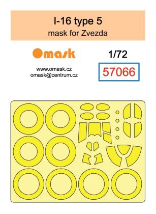 1:72 I-16 type 5 mask (for Zvezda)