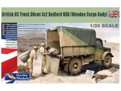1:35 Brit.GS Truck 30cwt 4x2 Bedford OXD (Wood.Crg.Bd.) 