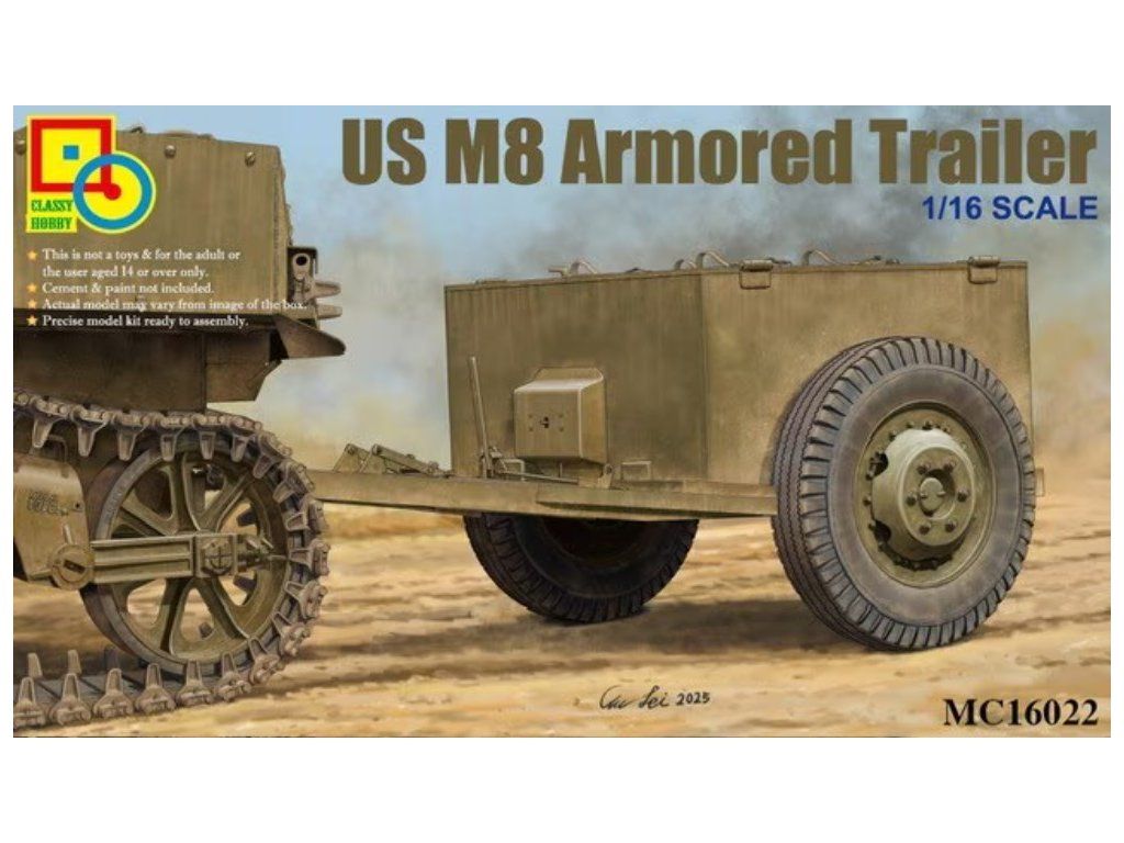 1:16 M8 Armored Trailer