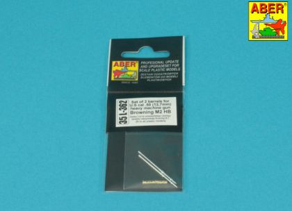1:35 Set of 2 Barrels for US Cal .50 Browning M2 HB