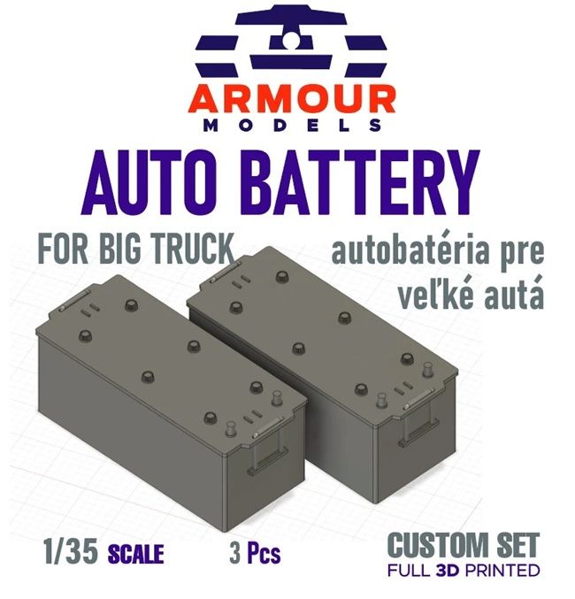 1:35 Autobatérie pre nákladné autá