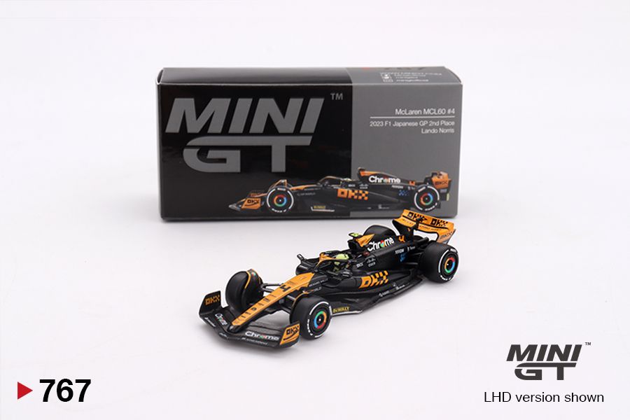 1:64 McLaren MCL60 - No.4 Lando Norris 2nd Japanese GP F1 2023