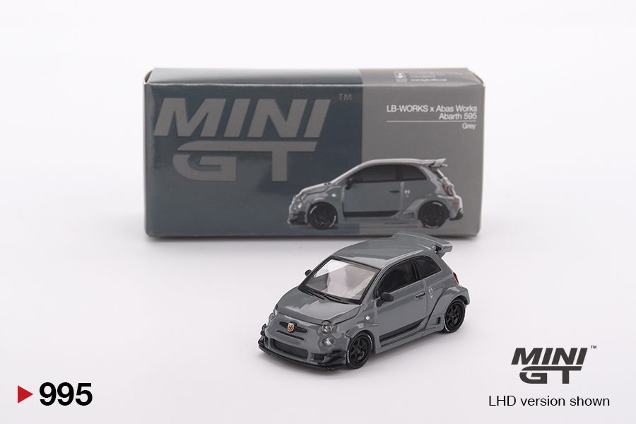 1:64 Fiat Abarth 595 LB-Works x Abas Works 2024 Grey