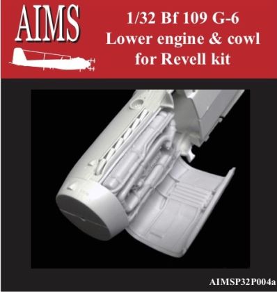 1:32 Bf-109 G-6 - lower engine plug and cowl (for Revell kits)