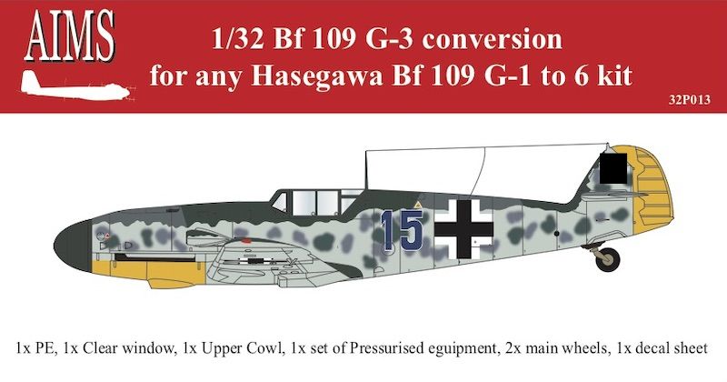 1:32 Bf-109 G-3 - Conversion Set (for Hasegawa kits)