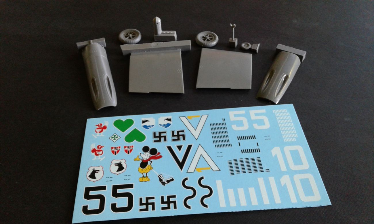 1:32 Bf-109 G-2 - Conversion Set (for Me 109 G-6 - Hasegawa and Revell kits)