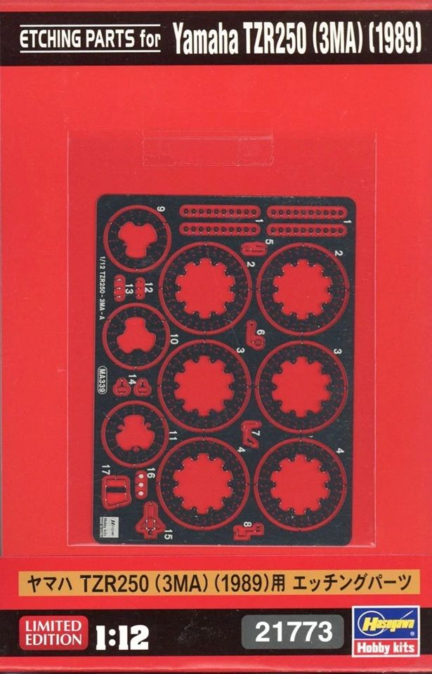 1:12 Etching Parts for Yamaha TZR250 (3MA) (1989)