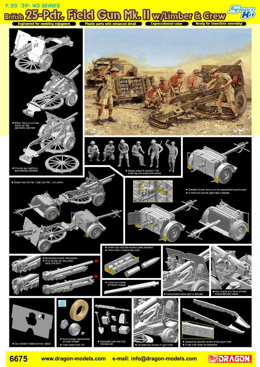 1:35 British 25-Pdr. Field Gun Mk.II