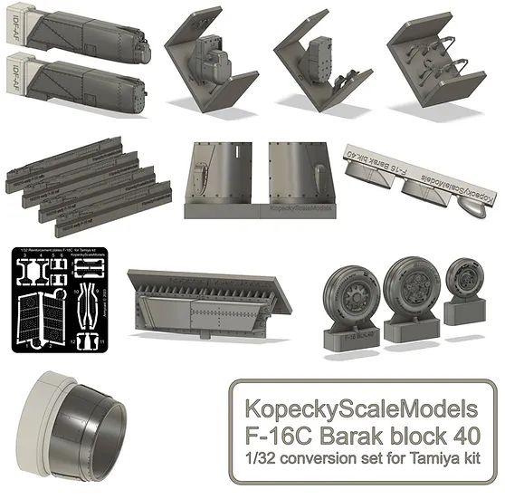 1:32 F-16C Barak Blk.40 Conversion Set For TAMIYA