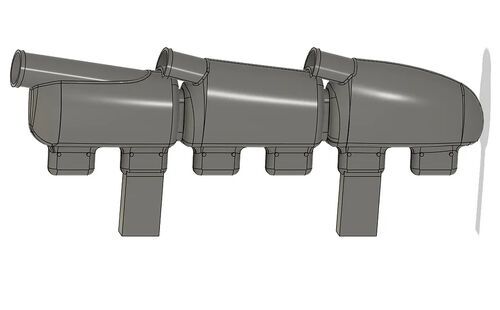 1:32 Spitfire Mk.Ia Exhaust (for Kotare Kits)