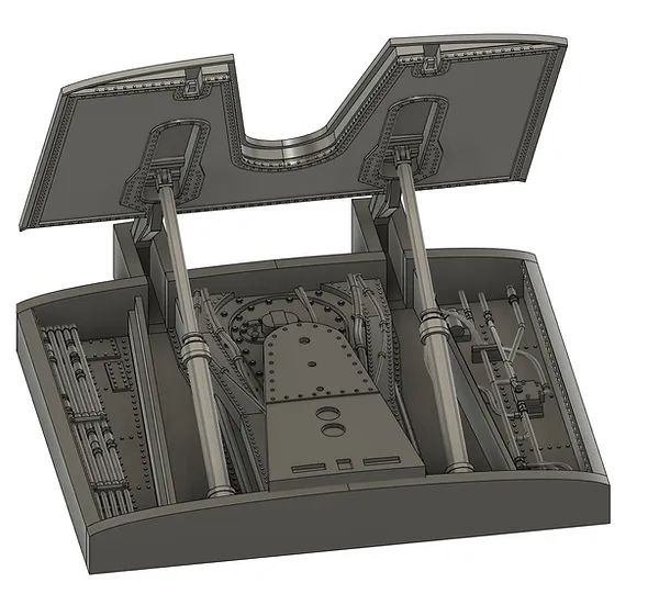 1:32 F-100 Speedbrake Early (for Trumpeter Kits)