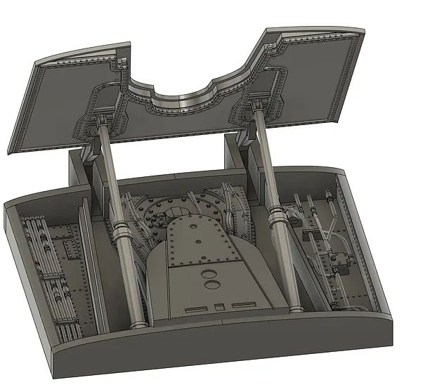 1:32 F-100 Speedbrake Late (for Trumpeter Kits):