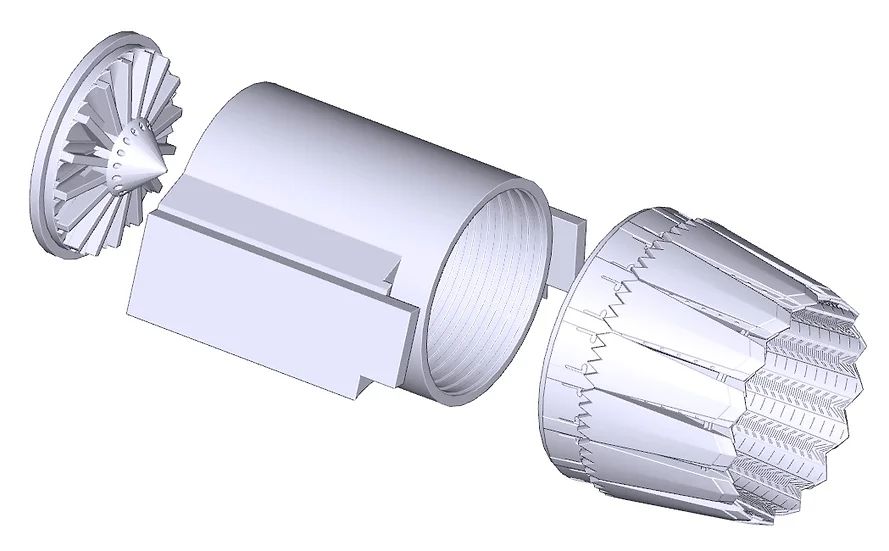 1:48 F-35 A Lightning II - Exhaust Nozzle (for MENG Kits)