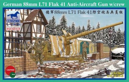 1:35 German 88mm L71 Flak 41 Anti-Aircraft Gun w/Crew