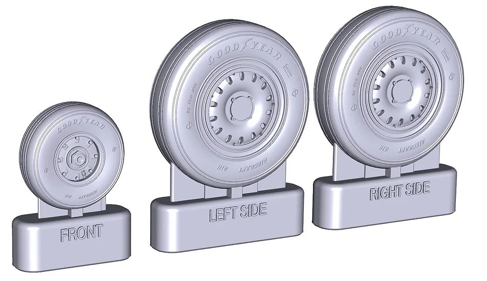 1:48 F-15 E Strike Eagle - Modern Wheels (for Great Wall Hobby Kits)