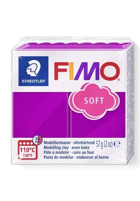 FIMO soft 57g - purpurová