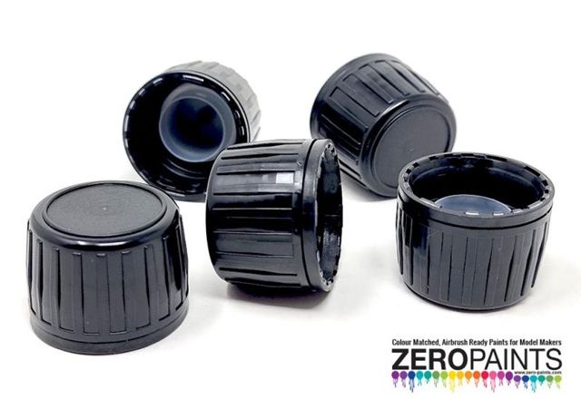 5 off Spare Plastic Caps for 30ml, 60ml & 100ml Zero Paints Bottles