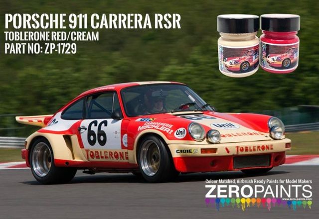 Porsche 911 Carrera RSR Toblerone Red/Cream 2x30ml
