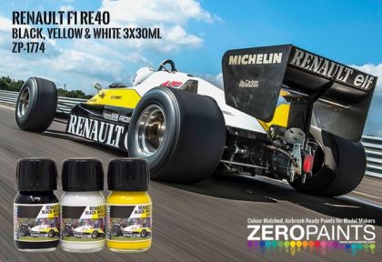 Renault F1 RE40 Paint Set 3x30ml